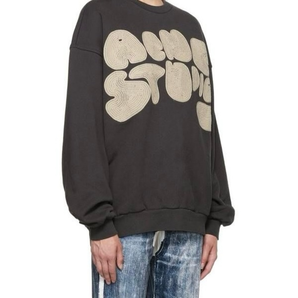 Acne Studios Fyre Bubble logo sweater gray (NEW)